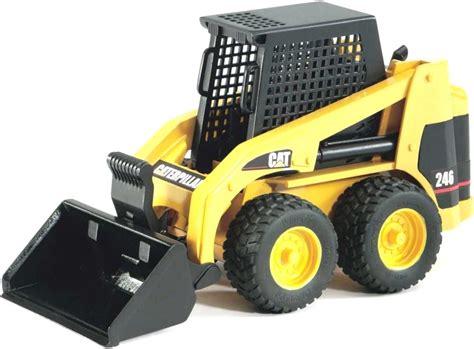 bruder 02435 cat skid and steer loader|BRUDER Caterpillar Cat Skid Steer Loader 02435 .